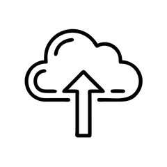 upload icon on transparent background for apps and websites