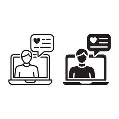 Thin line icons for minimalist digital interfaces
