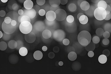 Abstract bokeh effect, grayscale