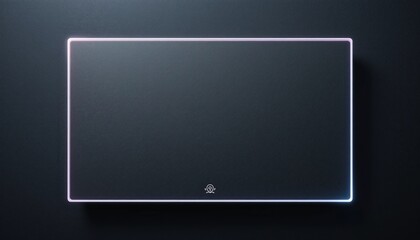 Showcasing innovative technology sleek minimalist display modern workspace digital art professional environment eye-level perspective futuristic design