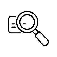 search icon on transparent background for apps and websites