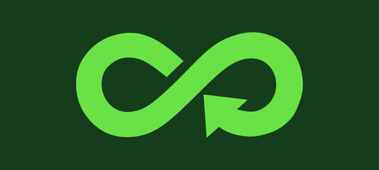 Obraz premium Circular economy concept. Vector Illustration.