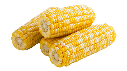 Corn plants and a harvested grain field at sunset in beautiful golden light