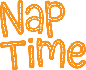 Nap Time Cute Sticker.