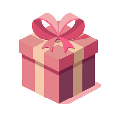 pink gift box
