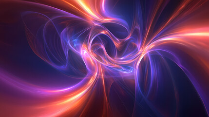 Abstract futuristic 3d speed tunnel warp - space travel. Plasma-Woven Warp. Illustration