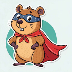 Fototapeta premium Quokka with Phone – Cheerful Selfie Moment of Australia's Happiest Animal