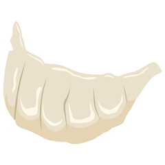 Illustration of a Gyoza dumpling