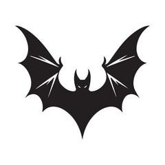 Fototapeta premium Clean Bat Silhouette Art 