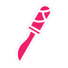 Vector Design Knife Icon Style