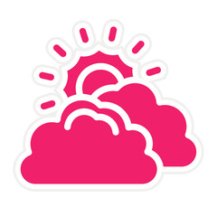 Vector Design Cloudy Icon Style