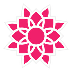 Vector Design Flowers Icon Style