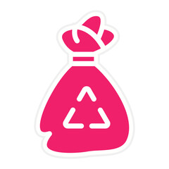 Vector Design Garbage Bag Icon Style
