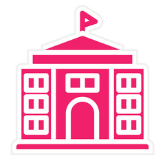 Obraz premium Vector Design Embassy Icon Style