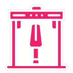 Vector Design Metal Detector Icon Style