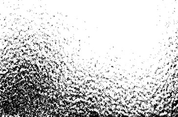 High-Contrast Black and White Grunge Texture with Speckled Surface for Abstract Backgrounds