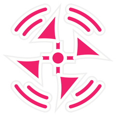 Obraz premium Vector Design Propeller Icon Style