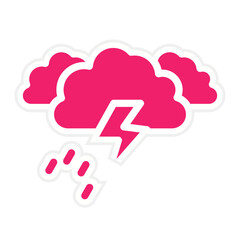 Vector Design Storm Icon Style
