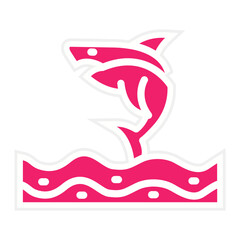 Vector Design Shark Icon Style