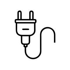 electric plug and socket icon vector illustration