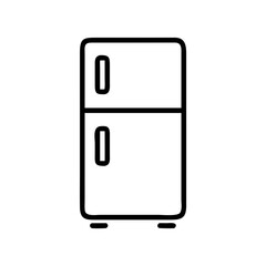 refrigerator icon vector illustration isolated on white background