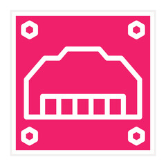 Vector Design LAN Icon Style