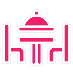 Dinner Table Icon Style