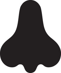 Nose logo icon design PNG isolated illustration