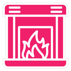 Fireplace Icon Style