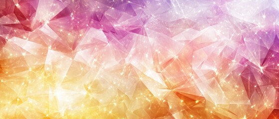 Abstract Crystallized Dreamscape: A symphony of pastel hues and shimmering facets.