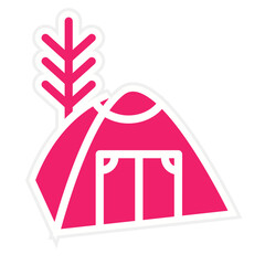 Tent Icon Style