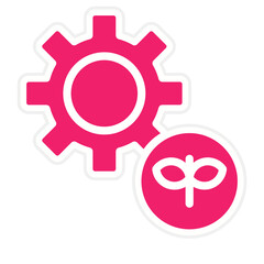 Green Technology Icon Style