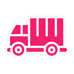 Military Truck Icon Style