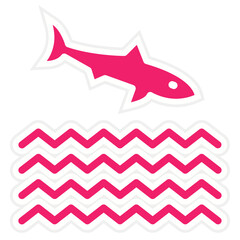 Shark Icon Style