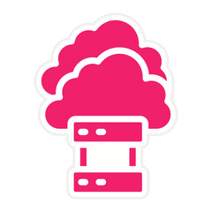 Cloud Storage Icon Style