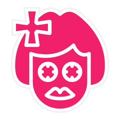 Face Mask Icon Style