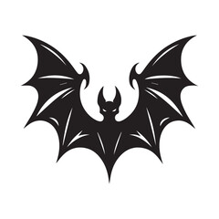 Bat Silhouette Illustration
