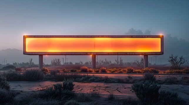 Futuristic billboard marketing campaign focusing Outdoor Advertising Advertising Billboard hyper realistic depiction of Advertising LED Billboards their effectiveness set against a white background