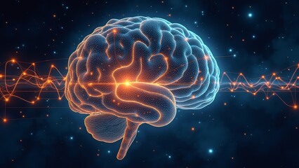 Artistic sense, brain particle images