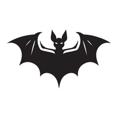 Fototapeta premium Simple Bat Icon Vector 