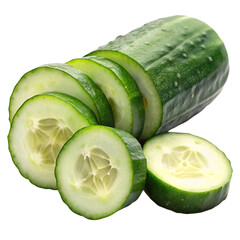 cucumber isolated on white