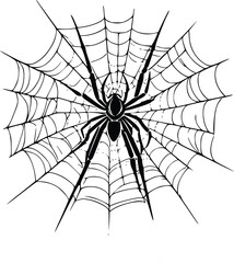 Obraz premium spider on web