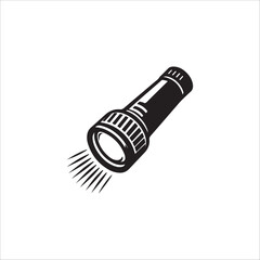 Flashlight vector illustration