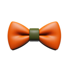 Bowtie fashion statement studio image showcase minimalist close-up. Isolated on transparent background, png.
