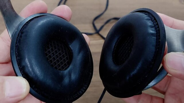 한국,1980년대,헤드폰,골동품,Korea, 1980s, Headphones,antique