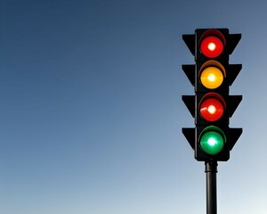 traffic light on the road