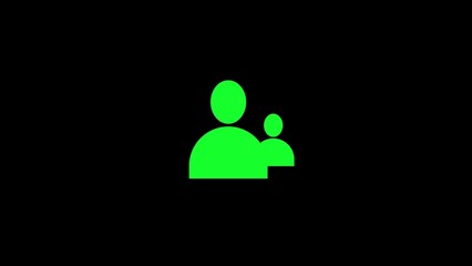 Group Profile Users Icon, add user Icon, Double person user