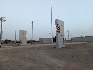 Modern Concrete Art Installation Architectural Design