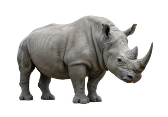 Obraz premium Majestic rhino, profile view