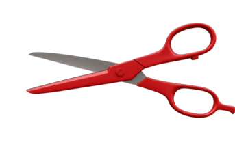 Red Scissors Isolated